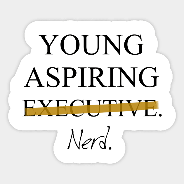 Young Aspiring Nerd Sticker by Pixhunter